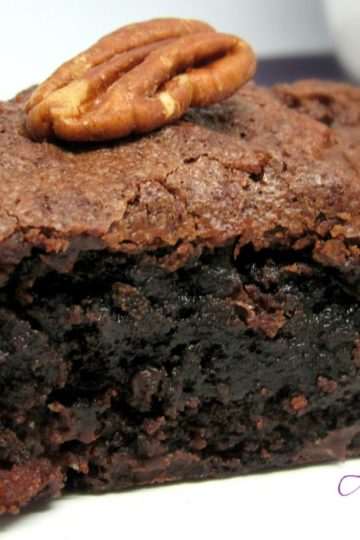 Vegan Double Chocolate Brownies