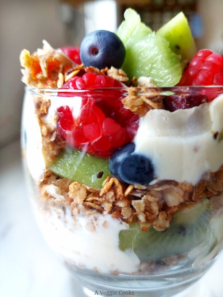 Vegan Granola Parfait - A Veggie Cooks