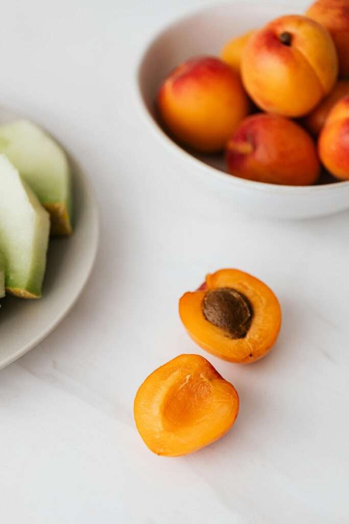 Apricots in a bowl